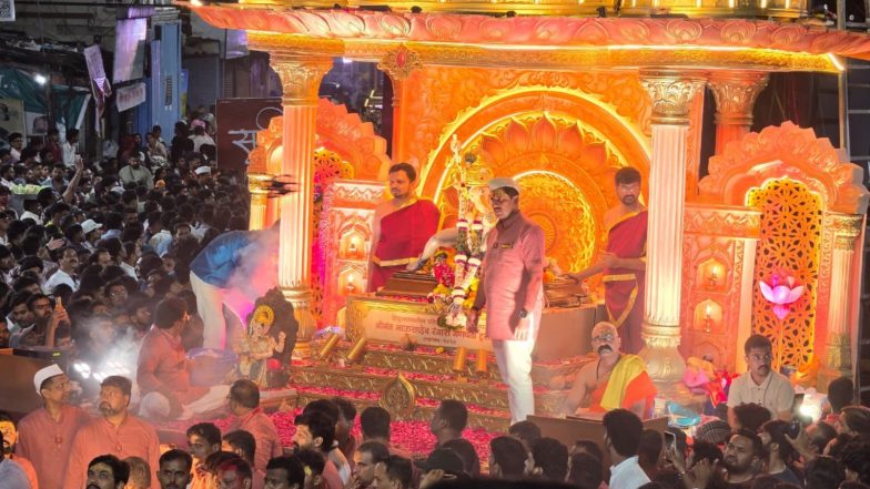 Entertainment News | Grand Procession Bids Emotional Farewell to Pune’s Historic Bhausaheb Rangari Ganpati