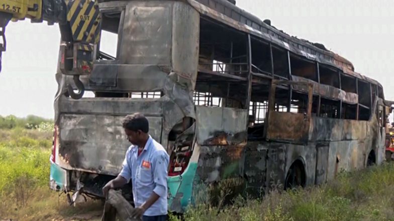 India News | Greater Noida Bus Fire: FIR Filed Against Woman for Spreading Misleading Communal Claims on Social Media