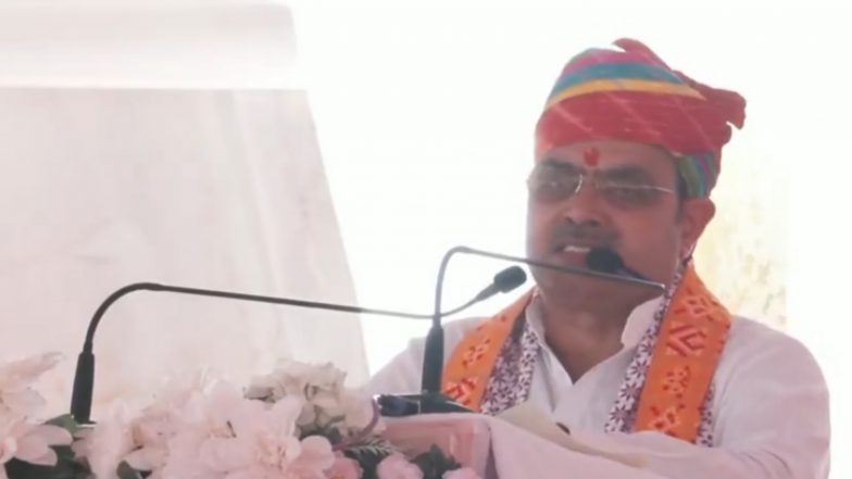 India News | Rajasthan CM Bhajanlal Sharma Offers Prayers at Deepeshwar Mahadev Temple