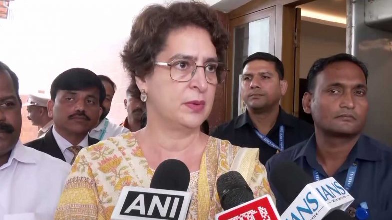 India News | Priyanka Gandhi Demands Removal of Legal Safeguards Provided to EC