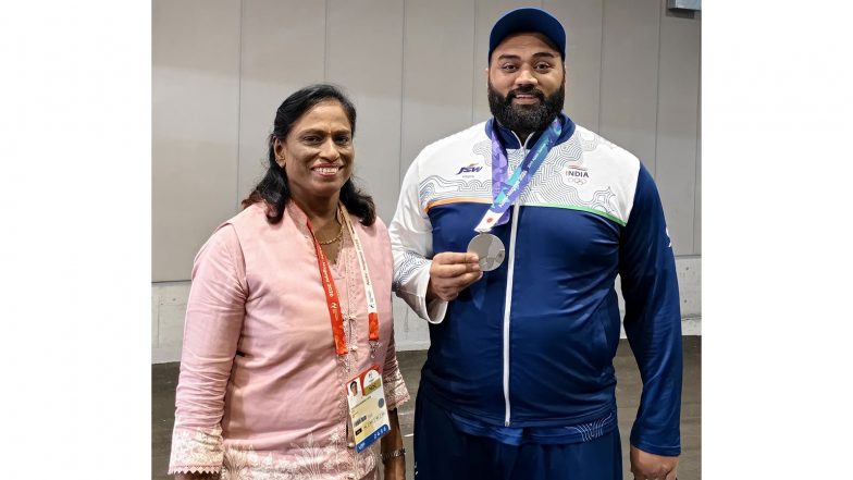 Sports News | PT Usha Congratulates Tajinderpal Singh Toor for Asian Games Silver, Lauds “remarkable Hat-trick”