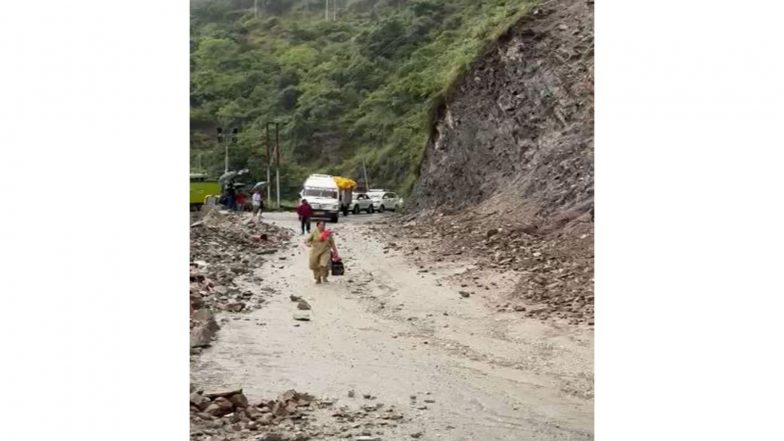 India News | Uttarakhand: Badrinath-Rishikesh Highway Blocked Due to Heavy Rain