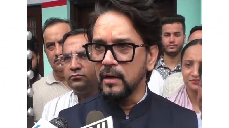 India News | Rahul Gandhi, Oppn Hiding Electoral Defeat with Baseless Allegations: BJP's Anurag Thakur Amid SIR Row