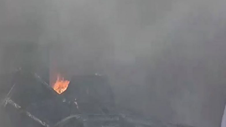 India News | Delhi: Fire Breaks out at Factory in Harsh Vihar; None Hurt