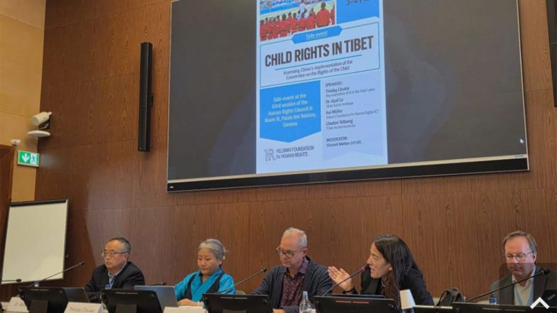 World News | UNHRC Side Event Highlights Human Rights Concerns over Tibetan Children