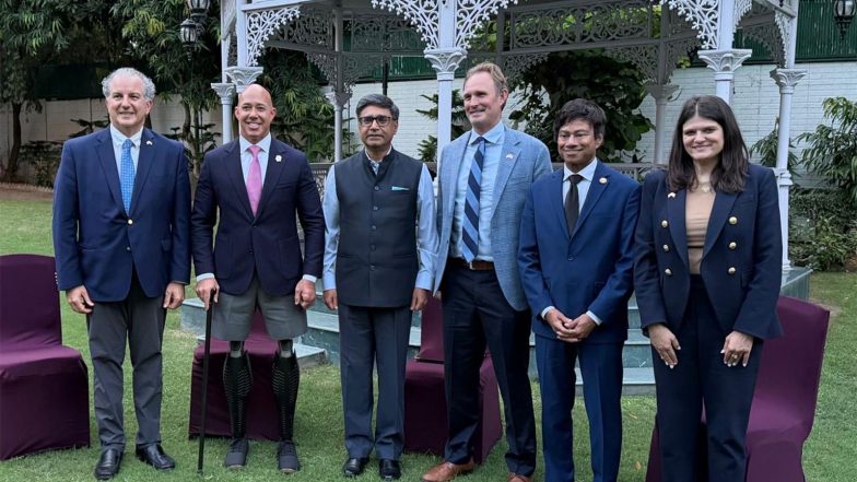 World News | Foreign Secy Vikram Misri Meets US Congressional Delegation, Discusses Russia Sanctions Bill and Strategic Ties