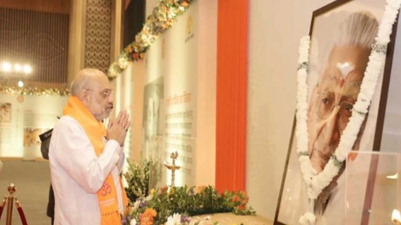 India News | Youth Should Take Inspiration from Life of Ashok Singhal: Union Home Minister Amit Shah Pays Tribute to the Late VHP Leader