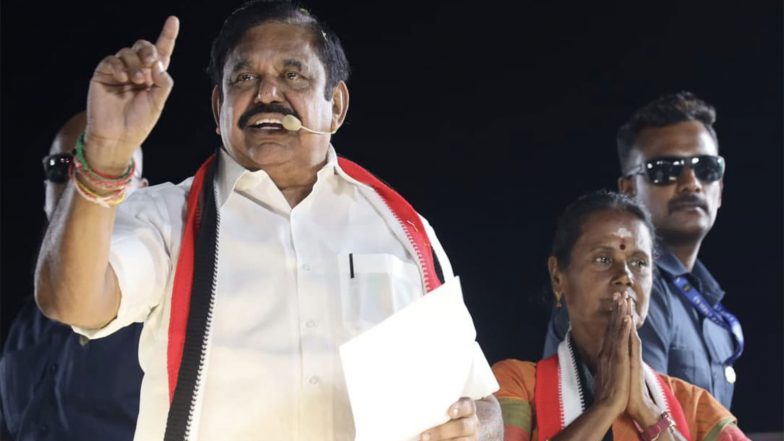 India News | “Sold out for Cash”: EPS Launches Fierce Attack Against TVK as ADMK Faces Turncoat in Dharapuram Bypoll