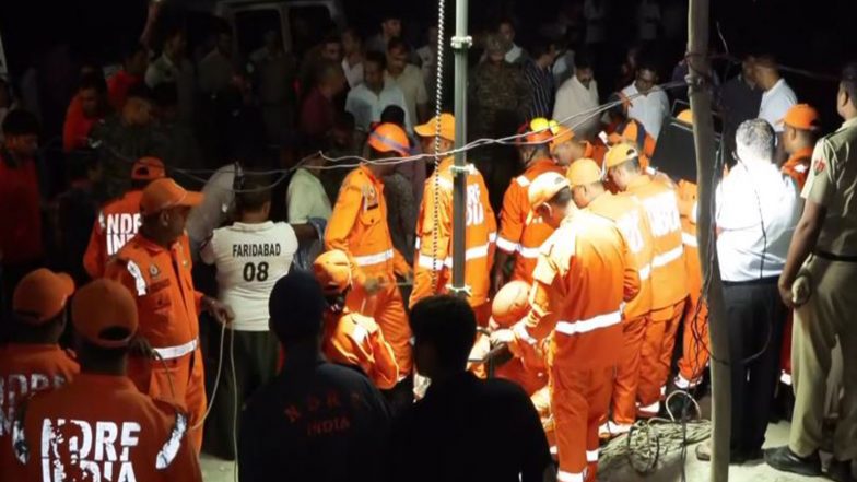 India News | Haryana: 3-year-old Girl Falls into Borewell in Faridabad's Seehi Village; Rescue Ops Underway