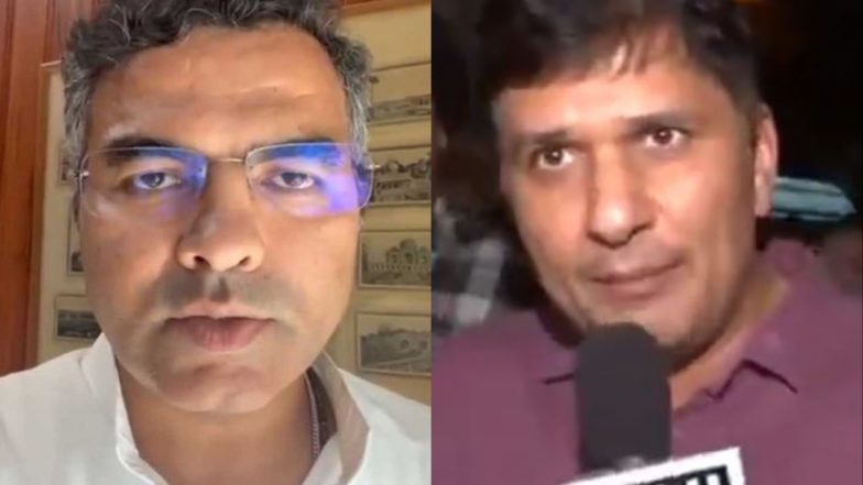 India News | Pravesh Sahib Singh Slapping Row: AAP Stages Protest Demanding FIR, Minister Says Oppn Party Workers Abused Family