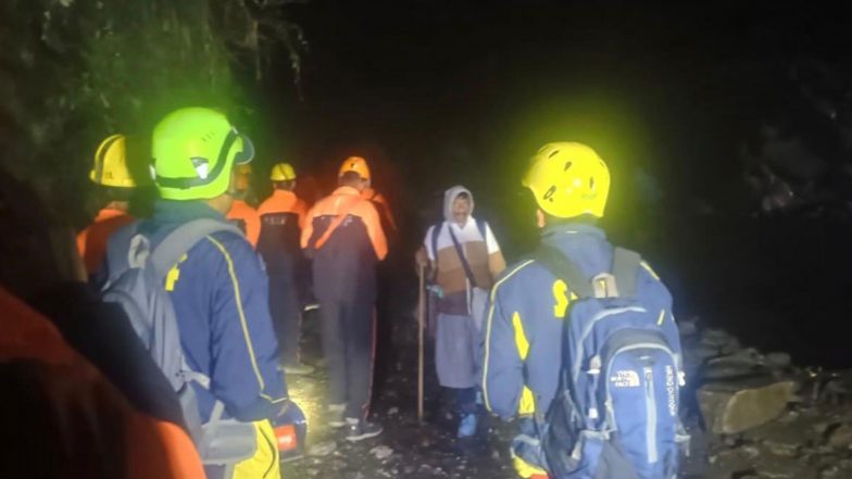 India News | Over 1,500 Kedarnath Pilgrims Safely Rescued After Landslide Near Chirbasa