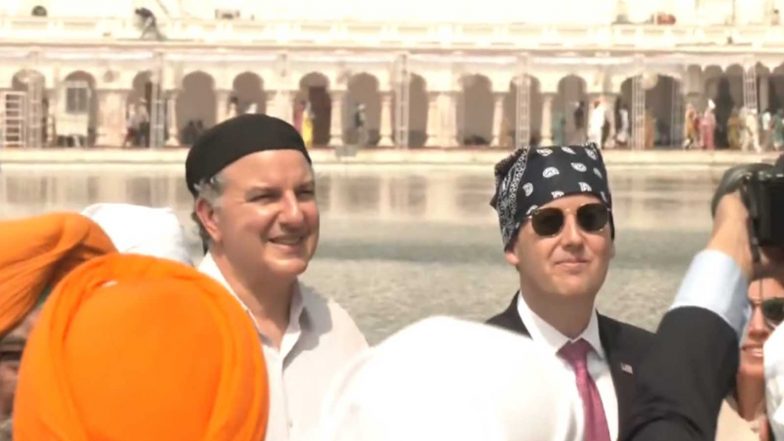 World News | US Ambassador Sergio Gor Visits Golden Temple in Amritsar