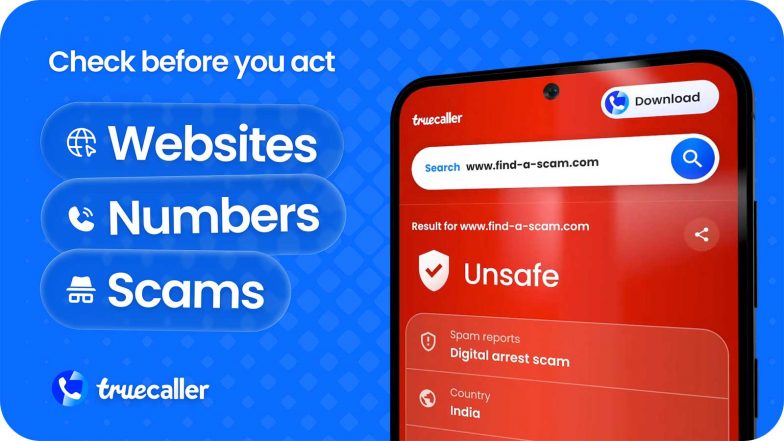 Business News | Truecaller Scam Checker Brings Together Scam Detection and Community Intelligence