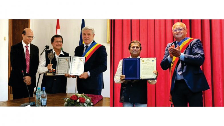 Business News | Dr. Achyuta Samanta Conferred Honorary Citizenship by Romanian Town, Receives Multiple International Honours