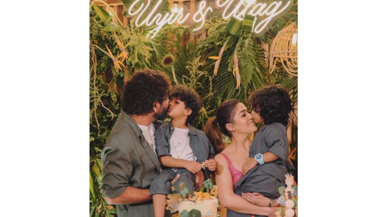 Entertainment News | Nayanthara, Vignesh Shivan Host Jungle-themed Birthday Bash for Twins Uyir and Ulag