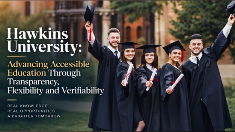 Business News | Hawkins University: Advancing Accessible Education Through Transparency, Flexibility and Verifiability