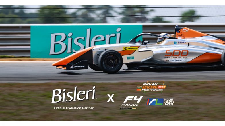 Business News | Bisleri International Becomes Official Hydration Partner of F4 and the Indian Racing League