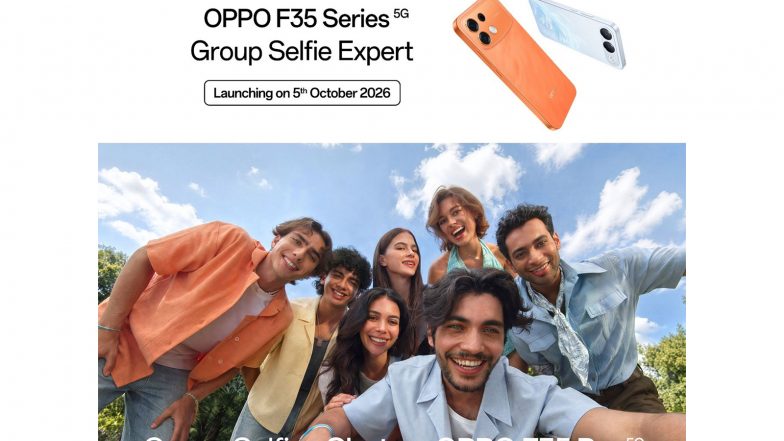 Business News | OPPO F35 Series to Launch in India on 5th October, Marking a New Chapter in the F Series’ Decade-Long Legacy