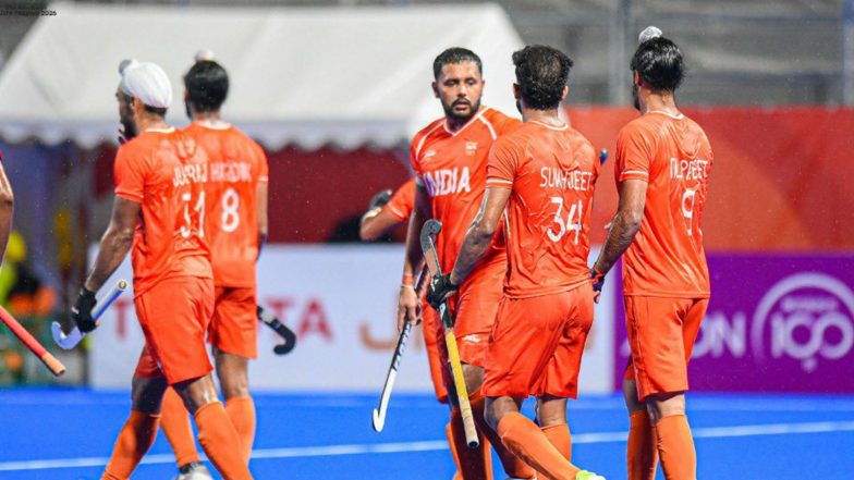 Sports News | Asian Games 2026: Indian Men’s Hockey Team Hammer Bangladesh 10-0, Set Up Pakistan Semi-final