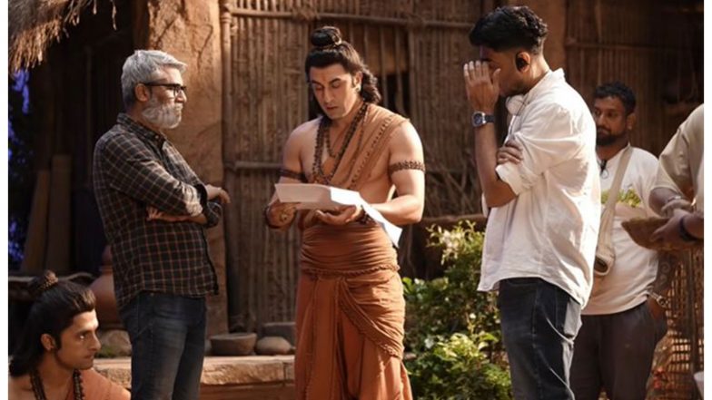Entertainment News | Ramayana Bts: New Video Shows Ranbir Kapoor’s Transformation in Lord Rama