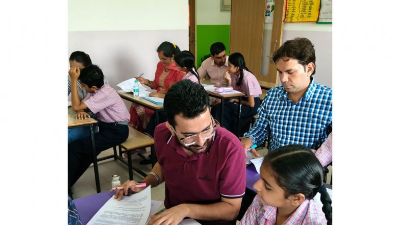 Business News | Parents Asked to Sit for an Exam Alongside Their Children at Saint Kabir Public School Karnal