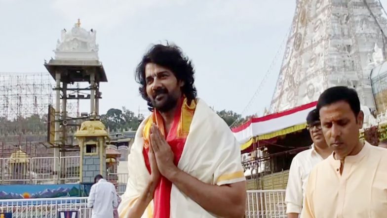 Entertainment News |  Actor Naveen Chandra Offers Prayers at Tirumala Temple 