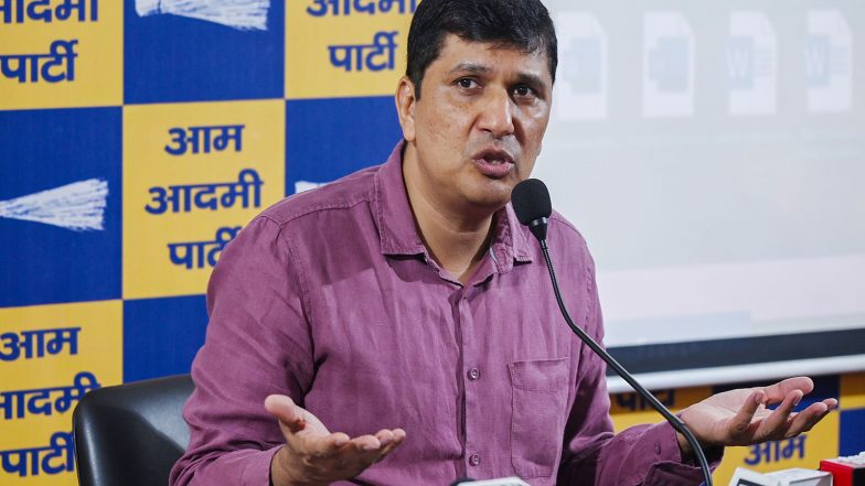 India News | AAP's Saurabh Bhardwaj Seeks FIR Against Minister Parvesh Verma, SHO, ACP; Alleges Assault, Molestation of Women Protesters