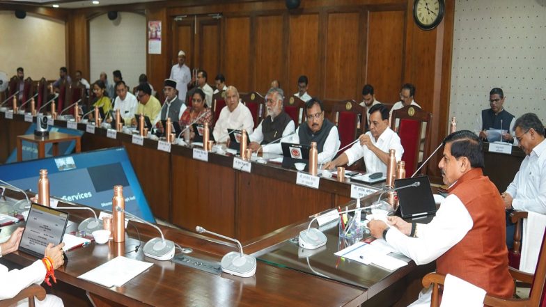 India News | MP Cabinet Approves over Rs 24,500 Cr for Public Welfare, Development Works; 20 Pc Reservation for Agniveers in State Uniformed Services