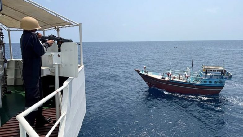 India News | Indian Coast Guard Seizes 526 Kg Narcotics Worth Rs 3,000 Crore in Arabian Sea