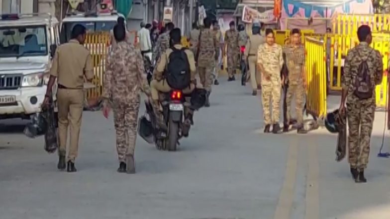 India News | Security Stepped Up Around Shahi Masjid in Ujjain, Police Deployed After Clashes over Road Widening