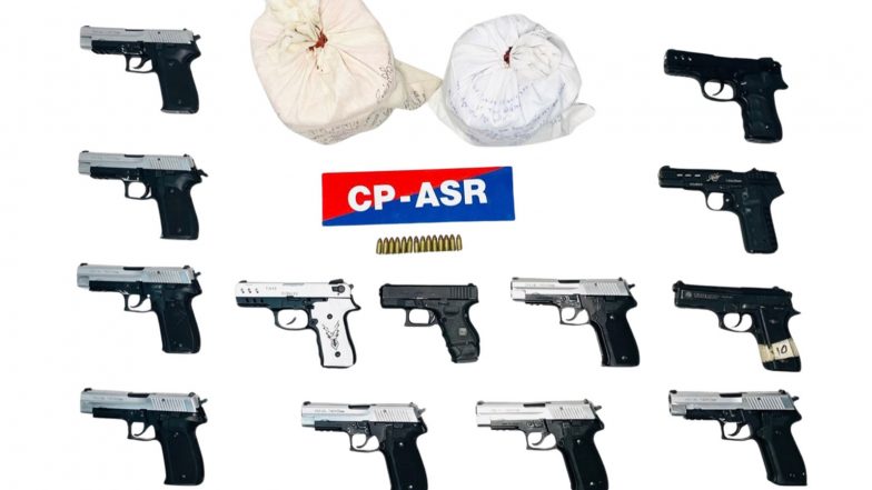 India News | Punjab: Amritsar Police Dismantles Three Drug Trafficking, Arms Supply Networks; Five Held