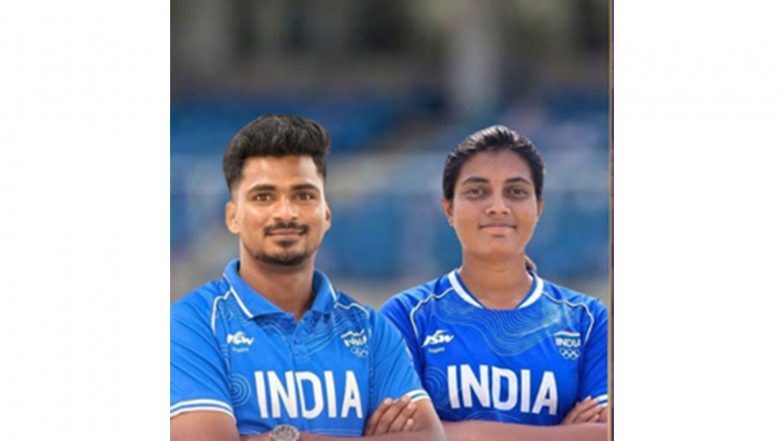 Sports News | Asian Games 2026: Chikitha, Sahil Win Compound Mixed Team Archery Gold After Shoot-off Thriller Against South Korea