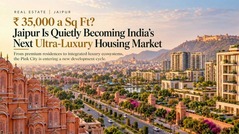 Business News | Rs. 35,000 a Sq Ft? Jaipur Is Quietly Becoming India’s Next Ultra-Luxury Housing Market