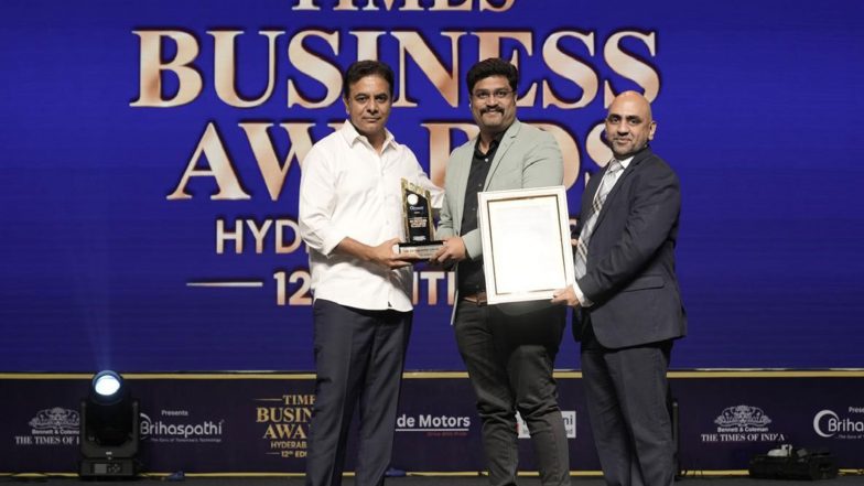 Business News | Eeshanya Infraa Honored as ‘Iconic – Real Estate Developer’ at Times Business Awards 2026