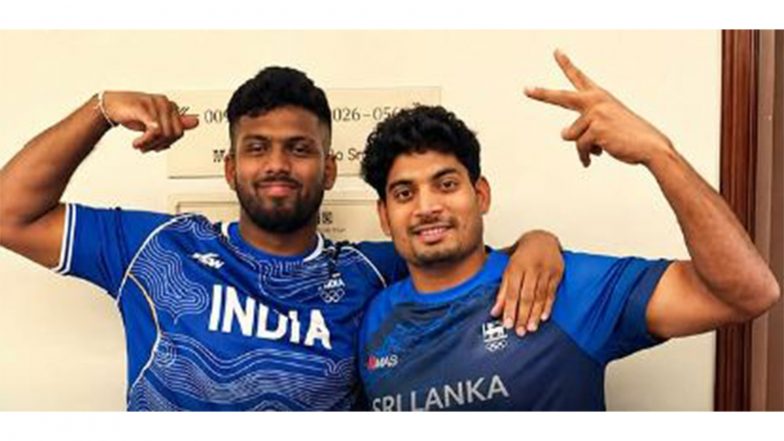 Sports News | SL Javelin Star Rumesh, India's Rohit Yadav Swap Jerseys Post Asian Games 2026 Medal Wins