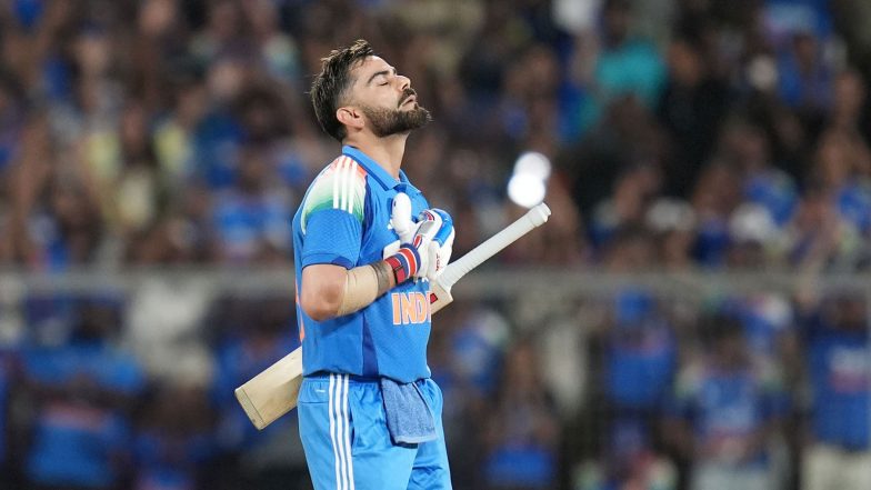 Sports News | Virat Kohli Climbs to No. 2 in ODI Rankings After 55th Century Against West Indies
