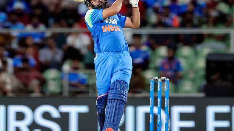 Sports News | Rohit Sharma Becomes First Batter to Smash 200 ODI Sixes in a Single Country