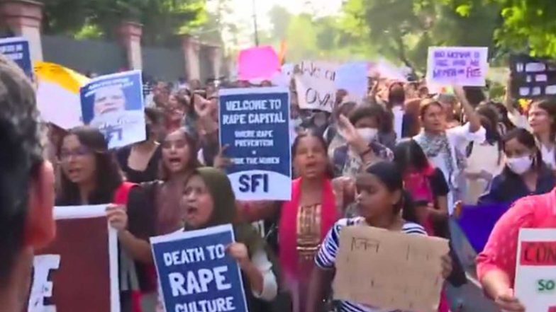 India News | SFI Protests Near Delhi Secretariat over Rape Cases, Demands Strict Action and Enhanced Women's Safety