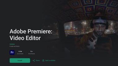 Adobe Premiere Video Editor Now Available on Google Play; Know What It Offers
