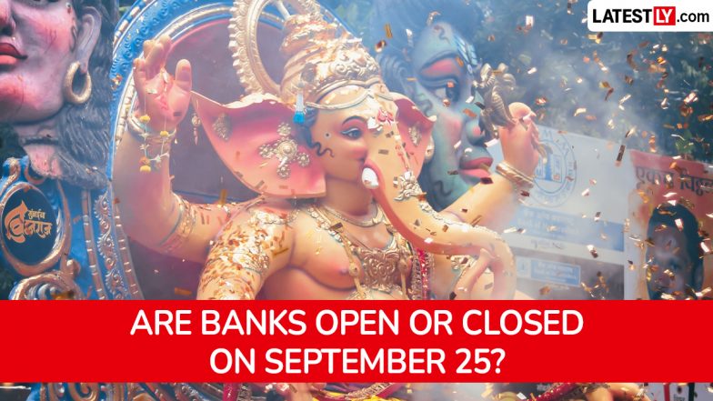 Anant Chaturdashi Bank Holiday: Are Banks Open or Closed on September 25? Check Details