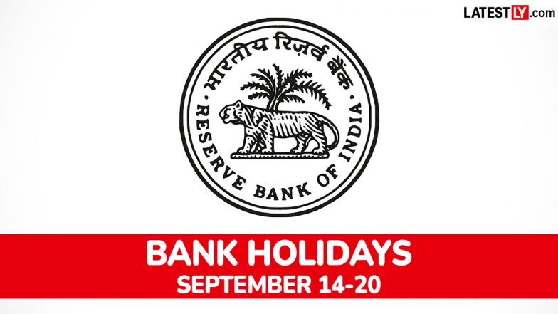 Bank Holidays Next Week: Full City-Wise RBI Schedule From September 14 to 20