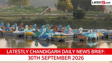 Chandīgarh Latest News Today on September 30th, 2026: ED Raids, Slum to Forest & Doctor Incentives