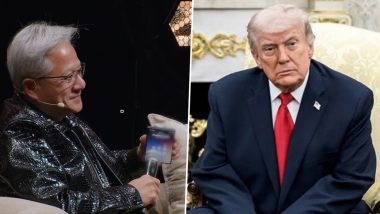 Jensen Huang Puts Donald Trump on Speakerphone as US President Declares AI Won’t Take Over the World (Video)