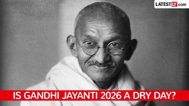 Gandhi Jayanti 2026 Dry Day: Is Alcohol Sale Prohibited on October 2 Across Indian States?