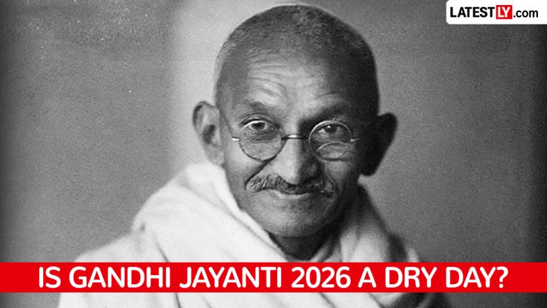 Gandhi Jayanti 2026 Dry Day: Is Alcohol Sale Prohibited on October 2 Across Indian States?
