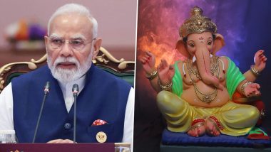 Ganesh Chaturthi 2026: PM Narendra Modi Extends Greetings to Citizens