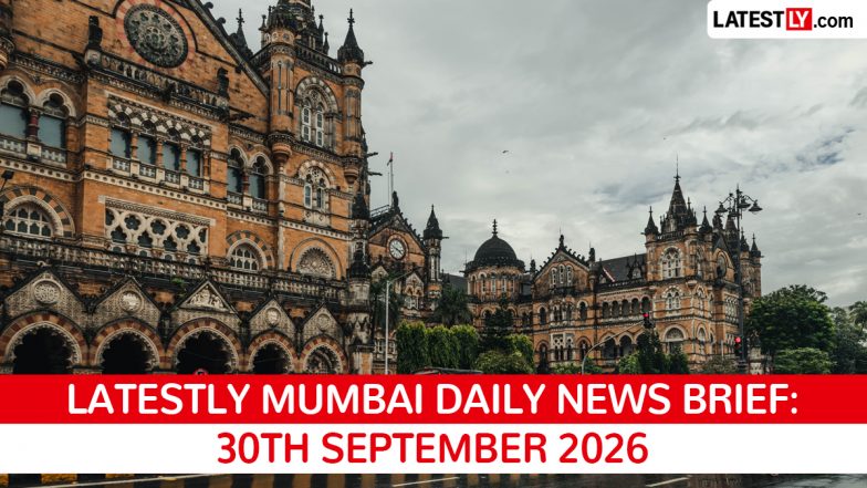 Mumbai Latest News Today on September 30th, 2026: Kyani Shut, Waze Bail, Water Stock &amp; Goregaon Deaths