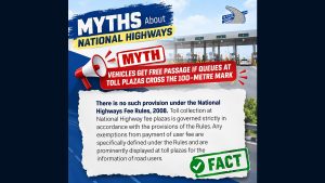 Are Vehicles Entitled to Free Passage at Toll Plazas if Queues Exceed 100 Metres? Fact Check Calls Claim False
