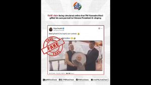 social-viral-Did PM Narendra Modi Gift a Self-Portrait to Xi Jinping? Fact Check Calls Claim Fake