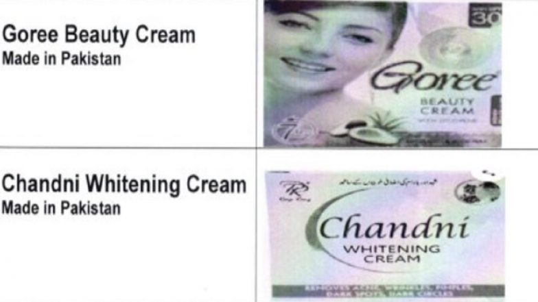 CDSCO Warns Against 'Made in Pakistan' Goree and Chandni Whitening Creams; Here's Why